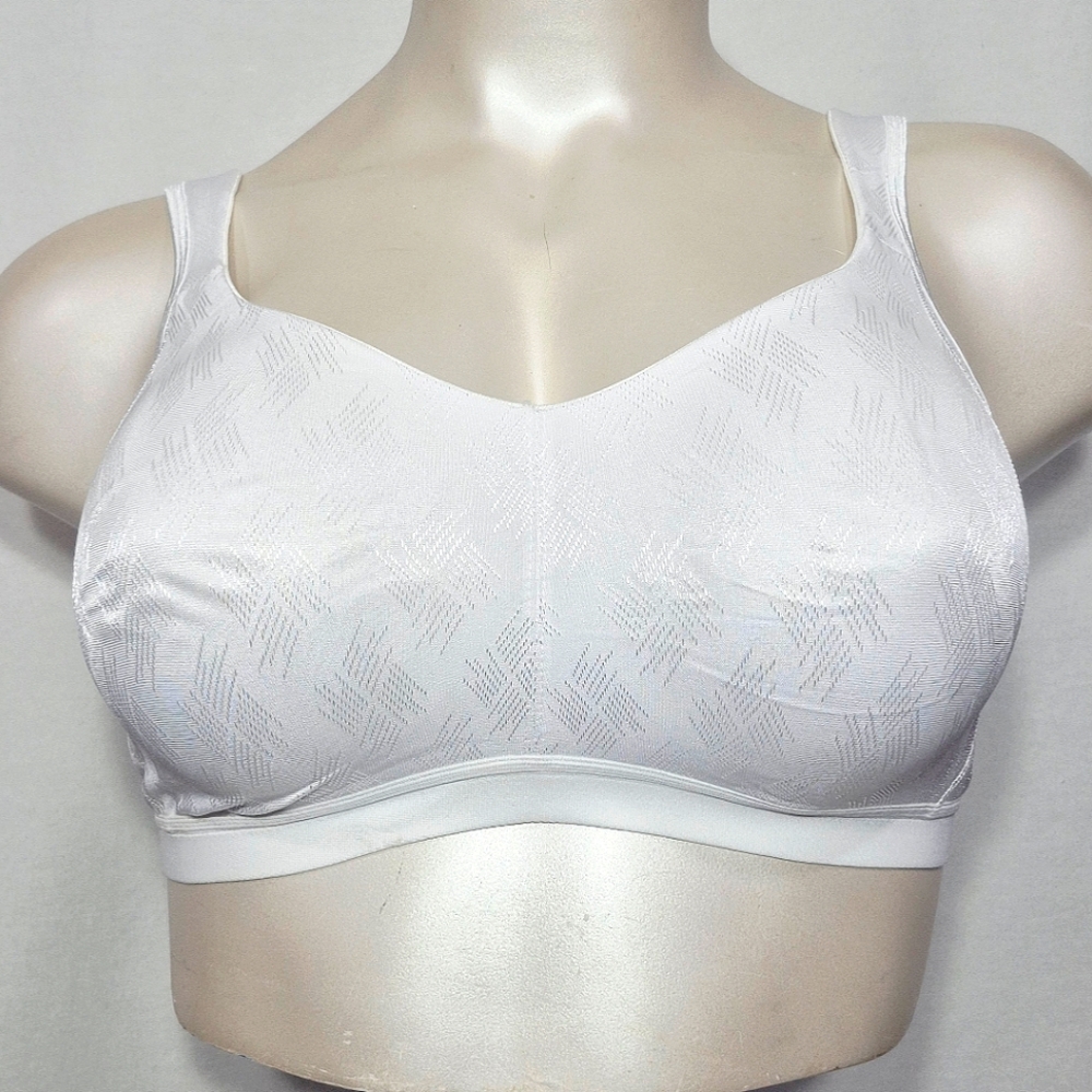 42D Playtex 5452 18 Hour Active Comfort Wirefree Bra White NWT‎ NIP